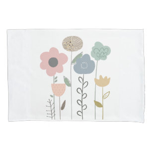 Boho Floral Abstrakt Wallpaper Kissenbezug