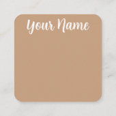 Boho floral | ästhetisch | Chic | Visitenkarte (Rückseite)