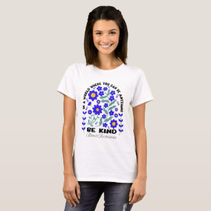 Boho Floral Ataxia Bewusstsein ist freundlich T-Shirt