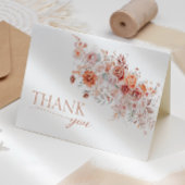 Boho Floral Baby Brunch Dankeskarte