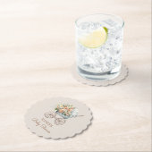 Boho Floral Baby Carriage Baby Shooter Untersetzer (Vor Ort)