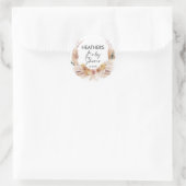 Boho Floral Baby Shooting Sticker (Tasche)