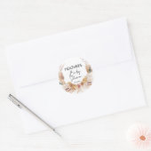Boho Floral Baby Shooting Sticker (Umschlag)