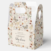 Boho Floral Baby Shower Geschenkschachtel (Geöffnet)