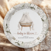 Boho Floral Baby Shower Teller Neutral Bassinet