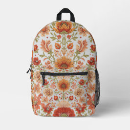 Boho Floral Backpac Bedruckter Rucksack
