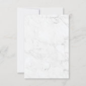 Boho Floral Beileid Funeral Dankeskarte (Rückseite)