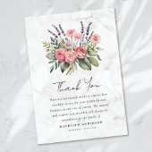 Boho Floral Beileid Funeral Dankeskarte