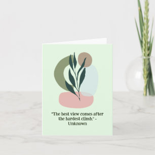 Boho Floral Blank Nature Inspiriert Feiern Karte
