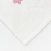 Boho Floral Bloom Where God Plants You Cute Motiva Fleecedecke (Ecke)