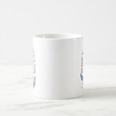 Boho Floral Bloom Where God Plants You Cute Motiva Kaffeetasse (Mittel)