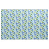 Boho Floral Blue Stoff (Yard (91,4 cm))