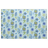 Boho Floral Blue Stoff (Fat Quarter (45,7 x 55,9 cm))
