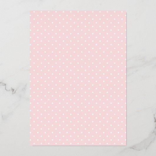 Boho Floral Boat Nautical Girl Baby Dusche Gold Folieneinladung (Rückseite)