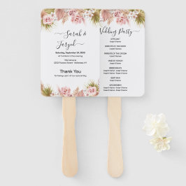 Boho Floral Border Fächer