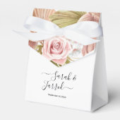 Boho Floral Border Geschenkschachtel (Vorderseite)