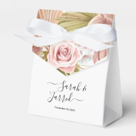 Boho Floral Border Geschenkschachtel