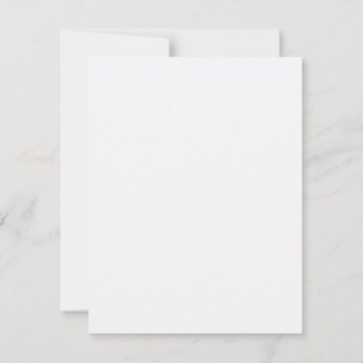 Boho Floral Border RSVP Karte (Rückseite)