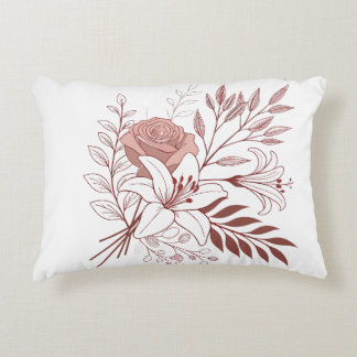 Boho Floral Bouquet Dekokissen