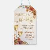 Boho Floral Brautparty Geschenkanhänger (Vorderseite)