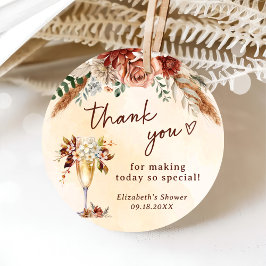 Boho Floral Brautparty Geschenkanhänger