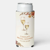 Boho Floral Brautparty Selters Dosenkühler (Seltzer Vorderseite)