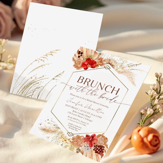 Boho Floral Brunch mit Bride | BRAUTPARTY Einladung