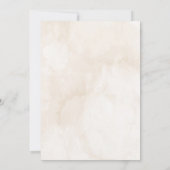 Boho Floral Brunch und Bubbly Brautparty Dankeskarte (Rückseite)