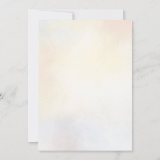 Boho Floral Brunch und Bubbly Brautparty Dankeskarte (Rückseite)