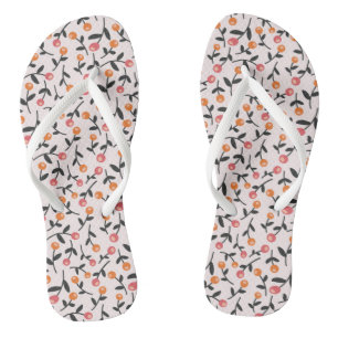 Boho Floral Bud Pattern Badesandalen
