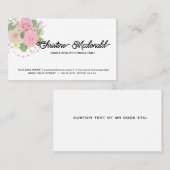 Boho Floral Business Cards - Design Ihre Online! Visitenkarte (Vorne/Hinten)