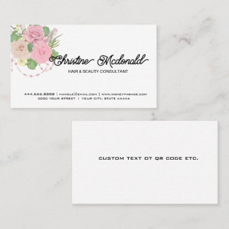 Boho Floral Business Cards - Design Ihre Online! Visitenkarte