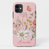 Boho Floral Case-Mate iPhone Hülle (Rückseite)