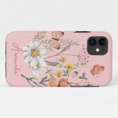 Boho Floral Case-Mate iPhone Hülle (Rückseite (Horizontal))