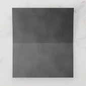 Boho Floral Chalkboard Platzkarte (Innenseite Aufgefaltet)