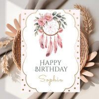Boho Floral Chic Geburtstag