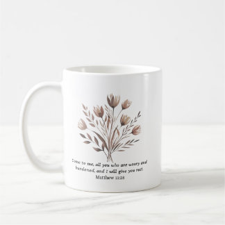 Boho Floral Christliche Keramik Tasse