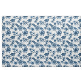 Boho Floral Classic Blue Stoff (Yard (91,4 cm))
