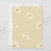 Boho Floral Coquette Chicken Girl Birthday Einladung (Rückseite)