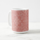 Boho Floral Damask Bar Settecentesimo Kaffeetasse (Vorderseite Links)