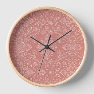 Boho Floral Damask Bar Settecentesimo Uhr