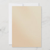 Boho Floral Digital Herbsthochzeit Einladung (Rückseite)