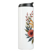 Boho Floral Dragonfly Thermosbecher (Nach links gedreht)