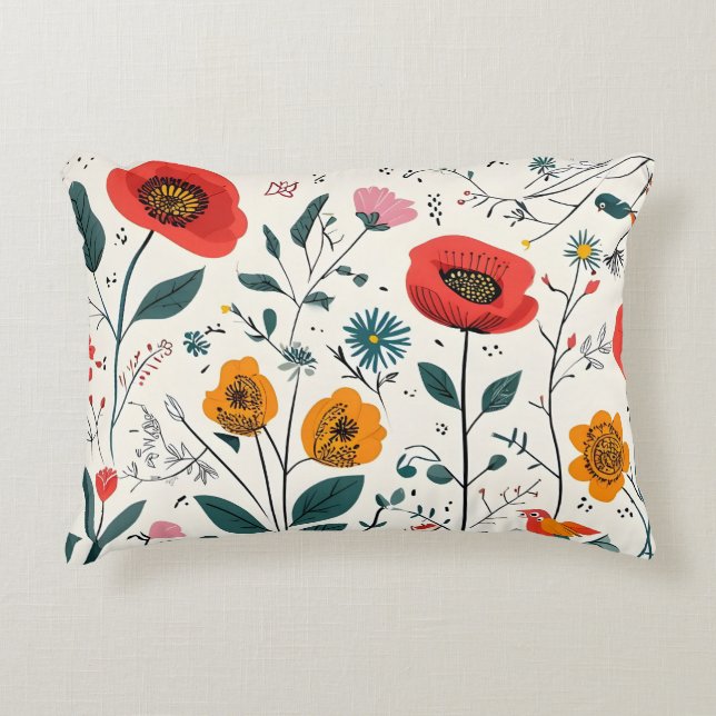 Boho Floral Dream Pillow Dekokissen (Vorderseite)