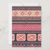 Boho Floral Dreamcatcher Bridal Dusche Einladung (Rückseite)