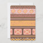 Boho Floral Dreamcatcher Bridal Dusche Einladung (Rückseite)