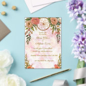 Boho Floral Dreamcatcher Einladung zur Hochzeit (In Situ (Hochzeit))