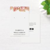 Boho Floral Earring Juwelier Display Card (Schreibtisch)