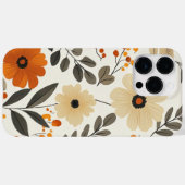 Boho Floral Earth Tones Case-Mate iPhone Hülle (Rückseite (Horizontal))