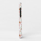 Boho Floral Earth Tones Custom Blume Case-Mate iPhone Hülle (Hinten/Links)